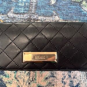 DKNY Black Quilted Wallet